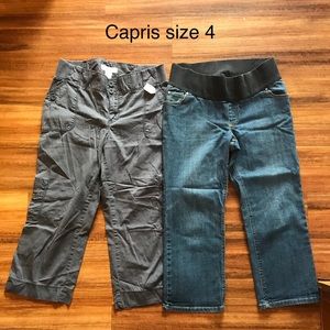 Maternity Capri’s size 4